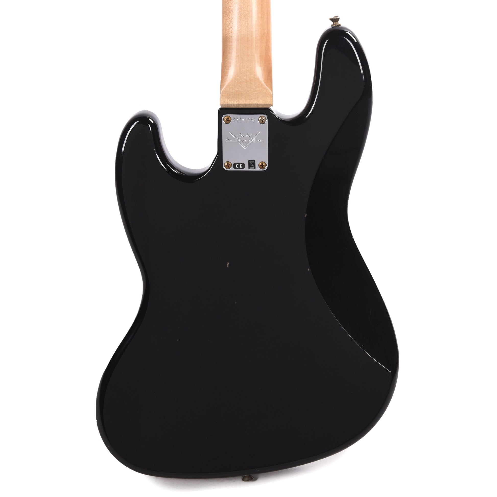 Fender Custom Shop 1968 Jazz Bass Journeyman Relic Aged Black Bass Guitars / 4-String
