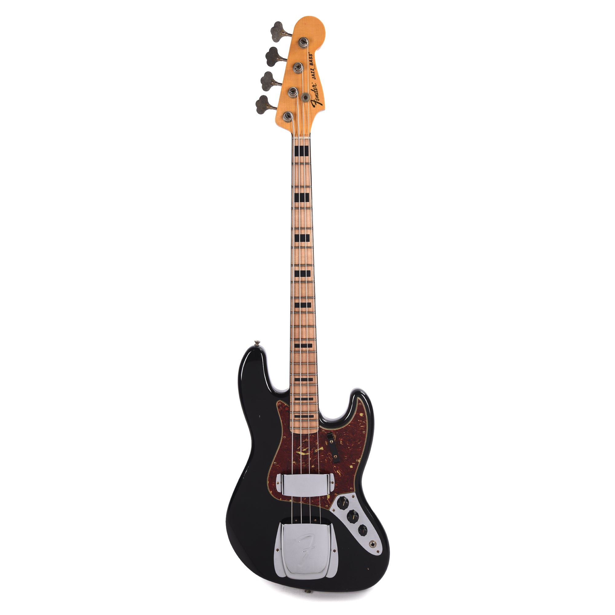 Fender Custom Shop 1968 Jazz Bass Journeyman Relic Aged Black Bass Guitars / 4-String