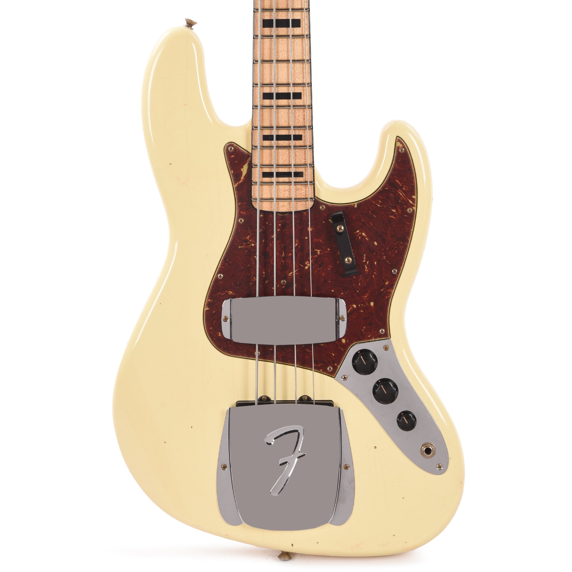 Fender Custom Shop 1968 Jazz Bass Journeyman Relic Vintage White Bass Guitars / 4-String