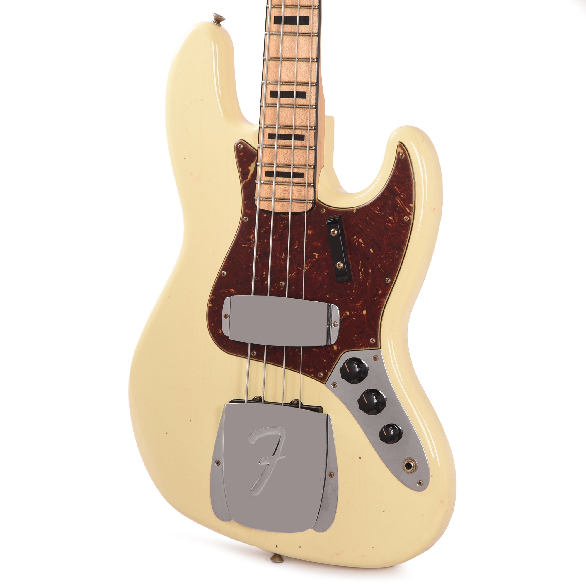 Fender Custom Shop 1968 Jazz Bass Journeyman Relic Vintage White Bass Guitars / 4-String