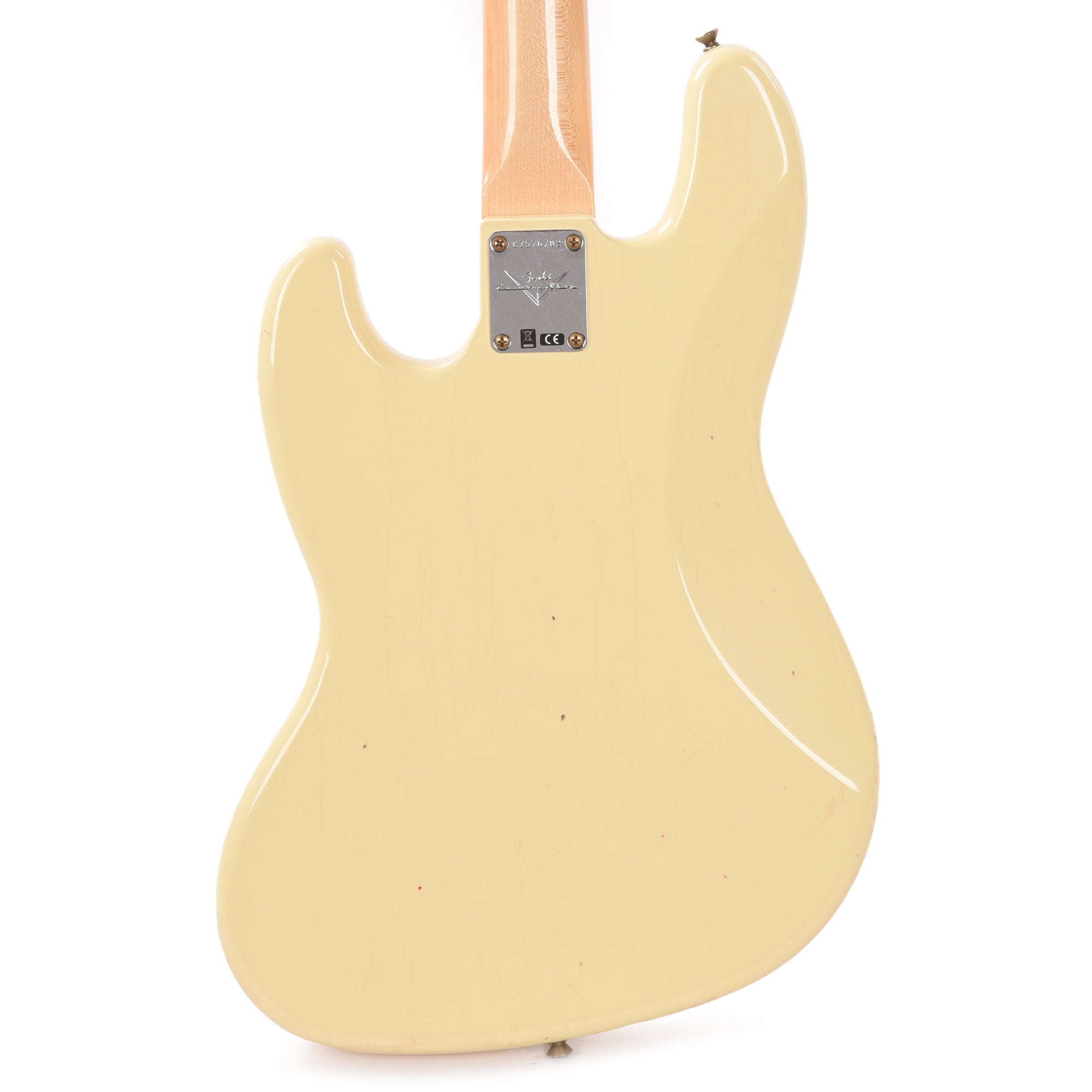 Fender Custom Shop 1968 Jazz Bass Journeyman Relic Vintage White Bass Guitars / 4-String