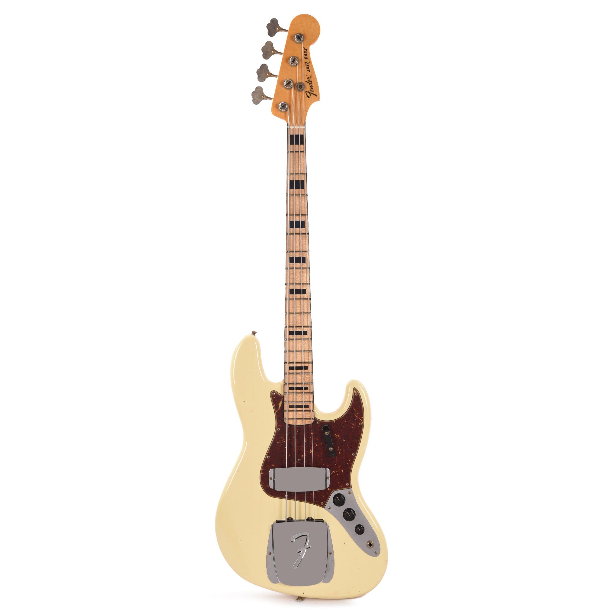 Fender Custom Shop 1968 Jazz Bass Journeyman Relic Vintage White Bass Guitars / 4-String