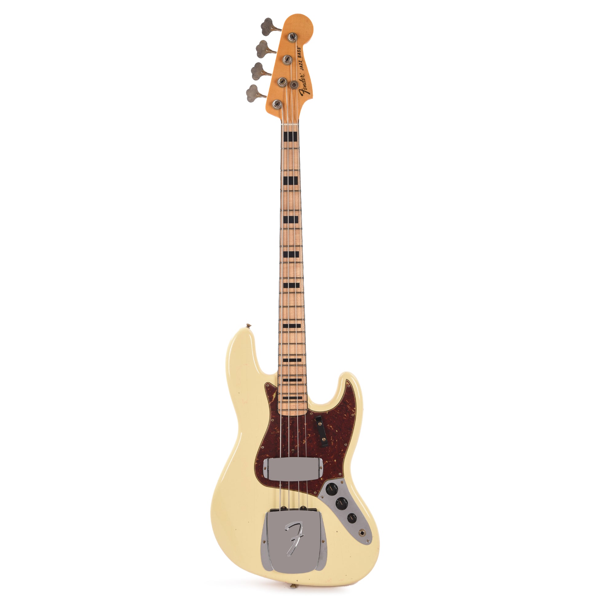 Fender Custom Shop 1968 Jazz Bass Journeyman Relic Vintage White Bass Guitars / 4-String