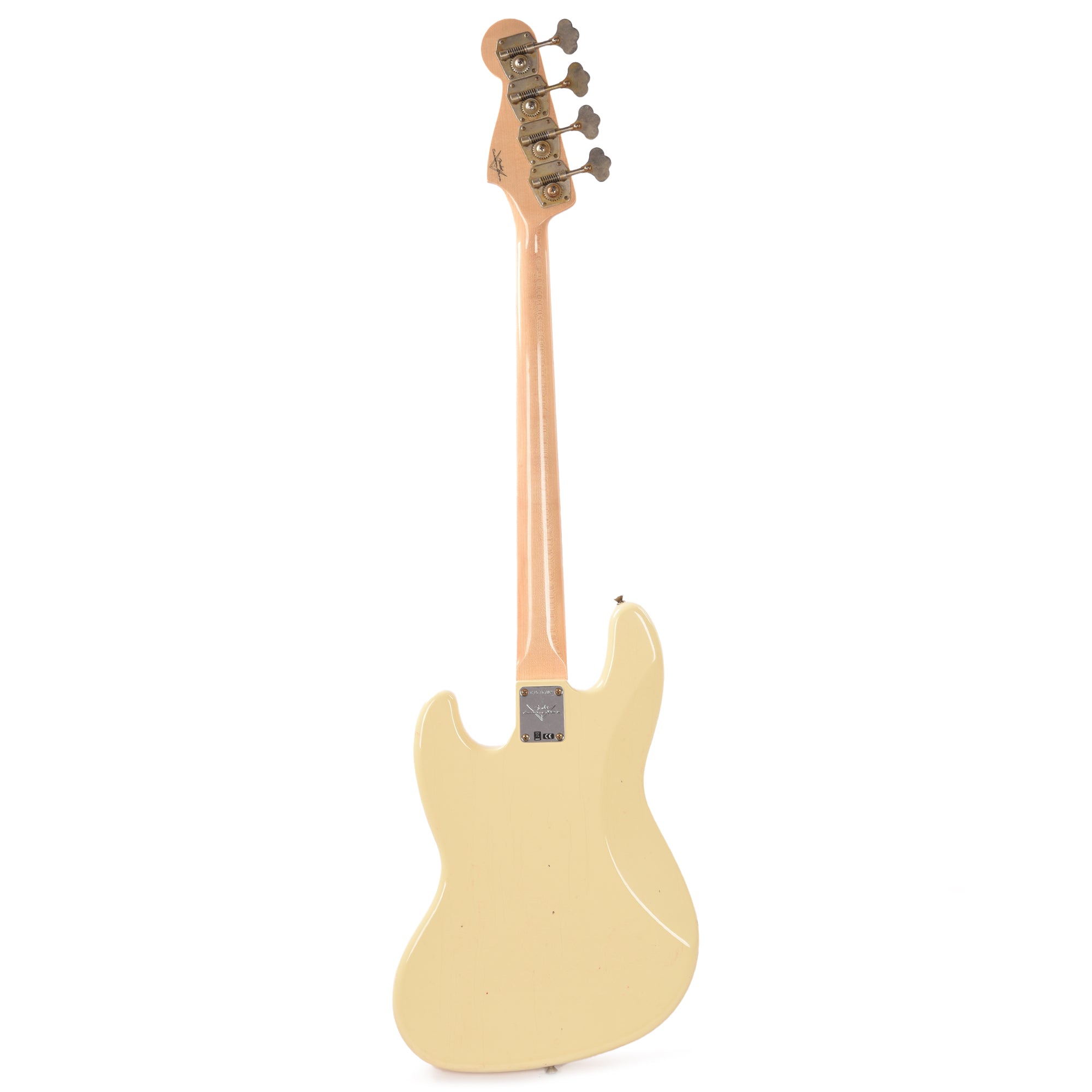 Fender Custom Shop 1968 Jazz Bass Journeyman Relic Vintage White Bass Guitars / 4-String