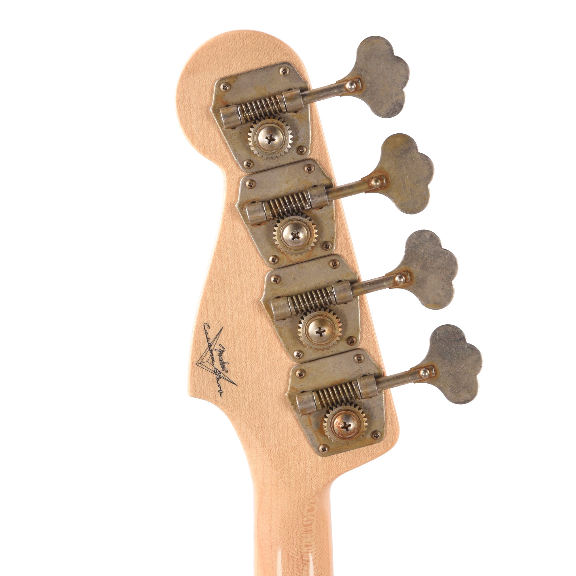 Fender Custom Shop 1968 Jazz Bass Journeyman Relic Vintage White Bass Guitars / 4-String