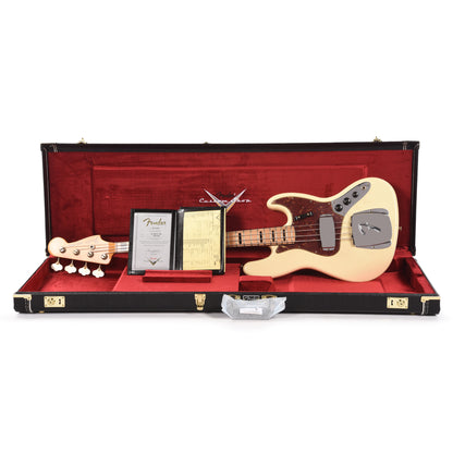 Fender Custom Shop 1968 Jazz Bass Journeyman Relic Vintage White Bass Guitars / 4-String