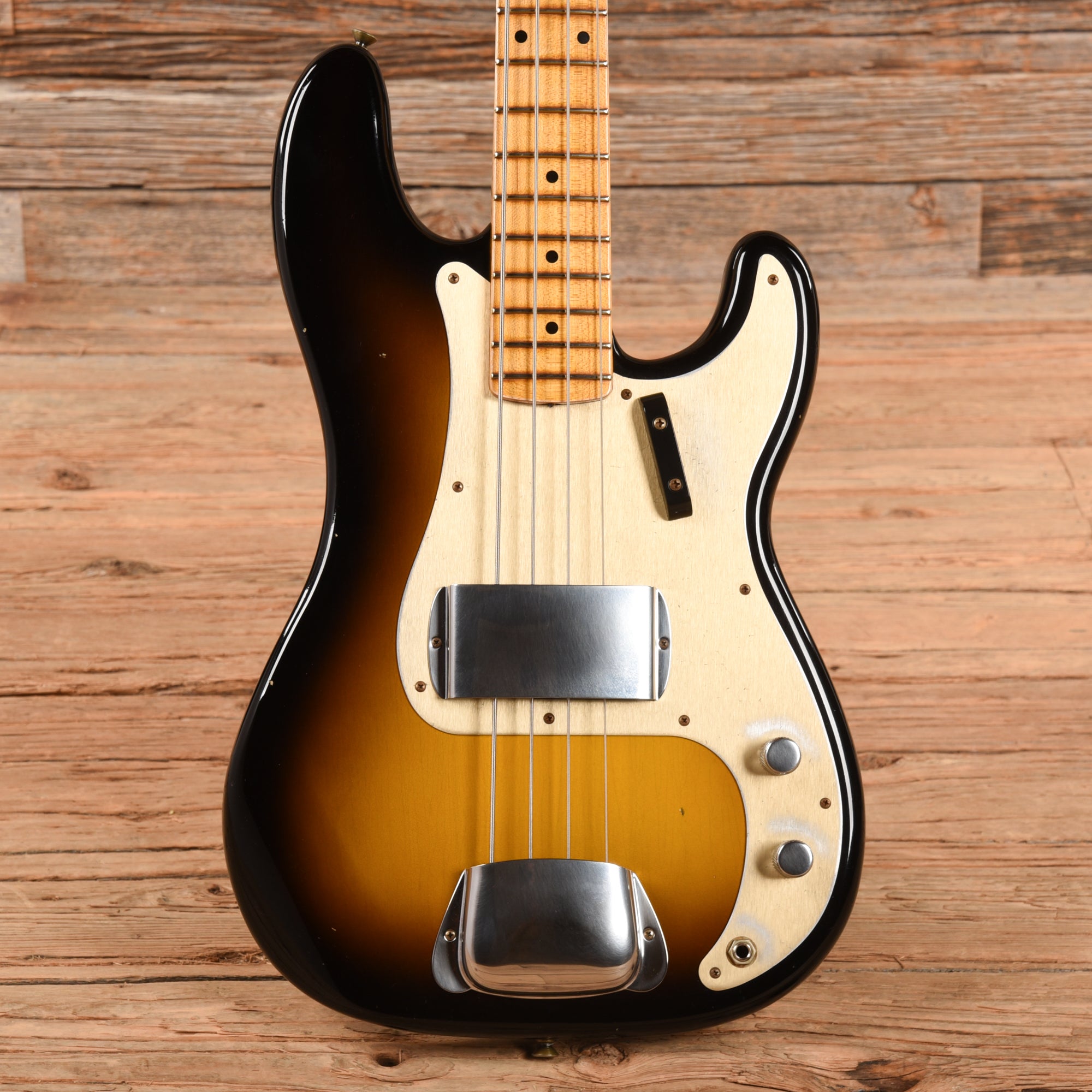 Fender Custom Shop '57 Precision Bass Journeyman Relic Sunburst 2022 Bass Guitars / 4-String