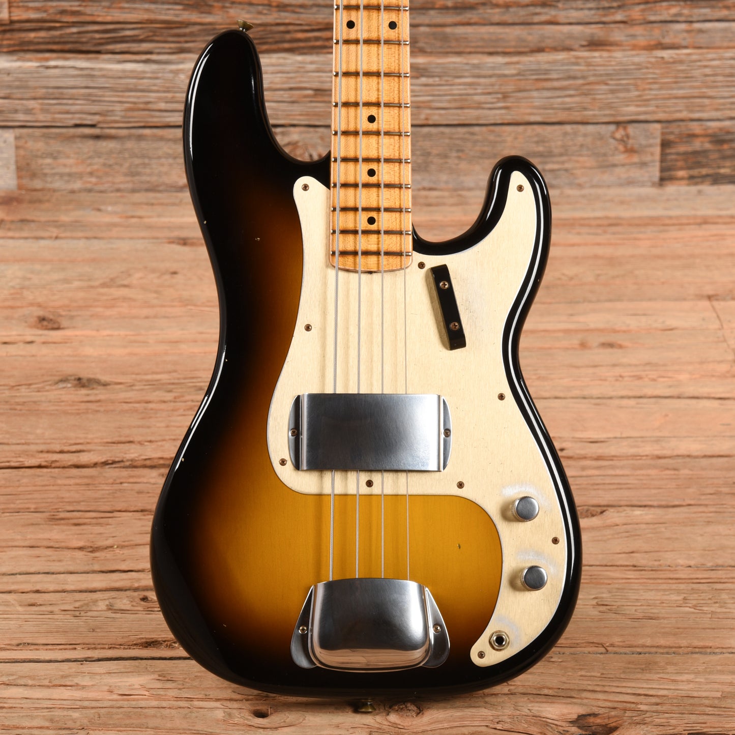 Fender Custom Shop '57 Precision Bass Journeyman Relic Sunburst 2022 Bass Guitars / 4-String