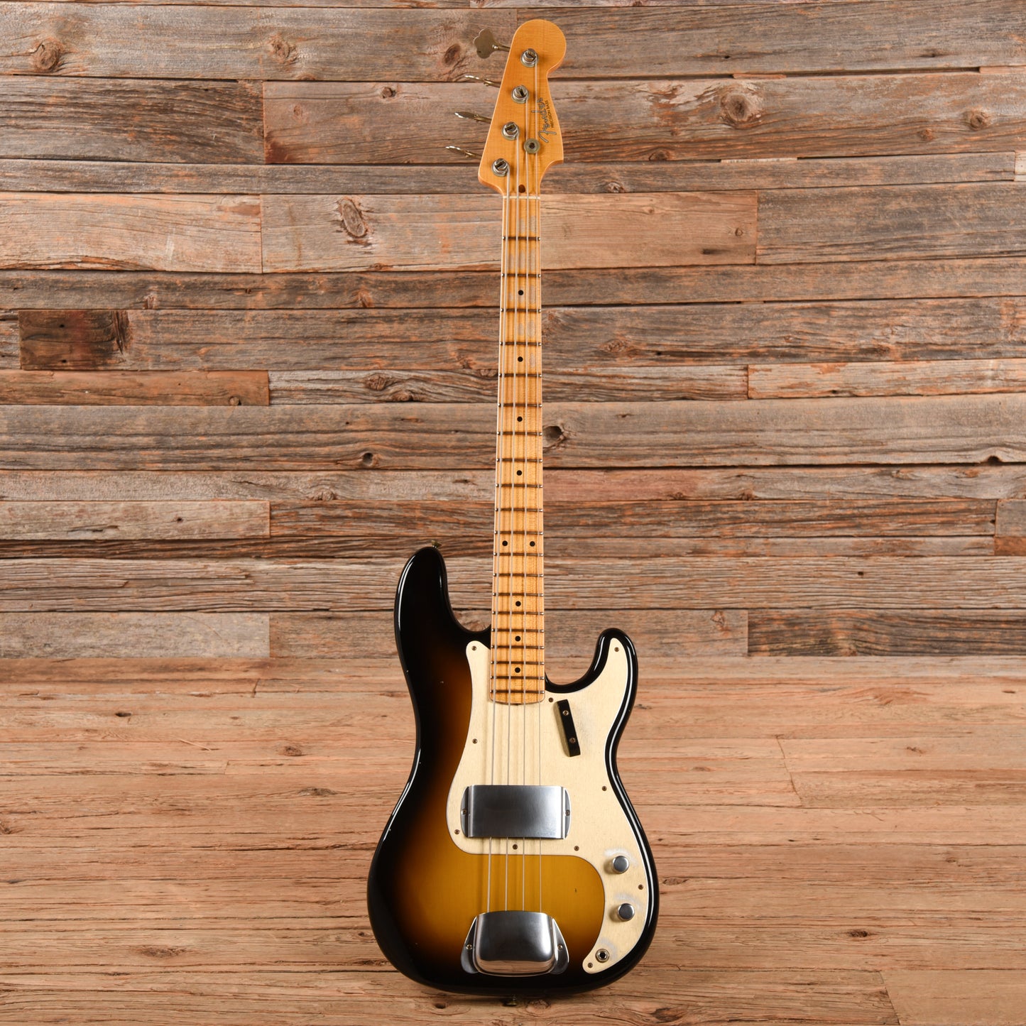 Fender Custom Shop '57 Precision Bass Journeyman Relic Sunburst 2022 Bass Guitars / 4-String