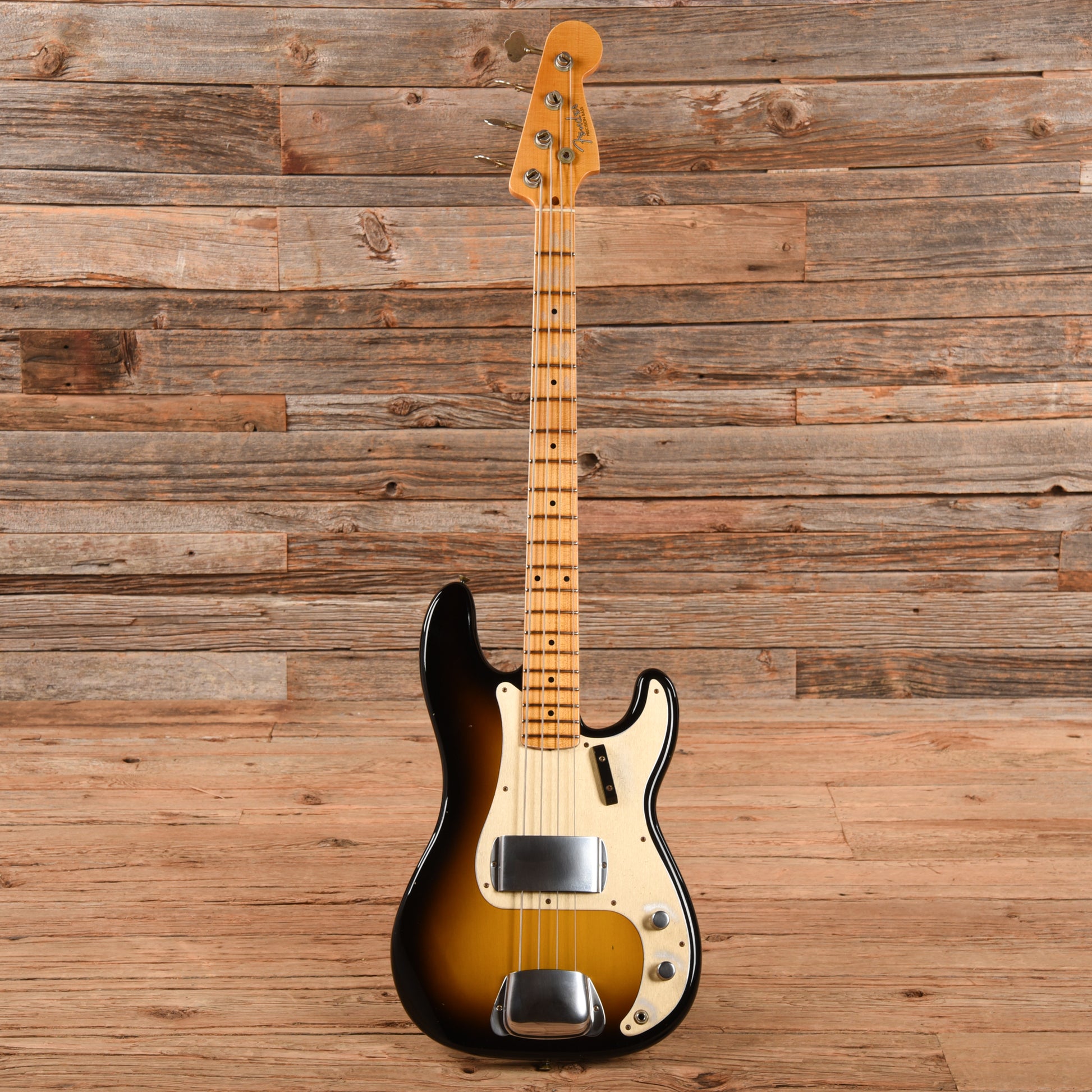 Fender Custom Shop '57 Precision Bass Journeyman Relic Sunburst 2022 Bass Guitars / 4-String