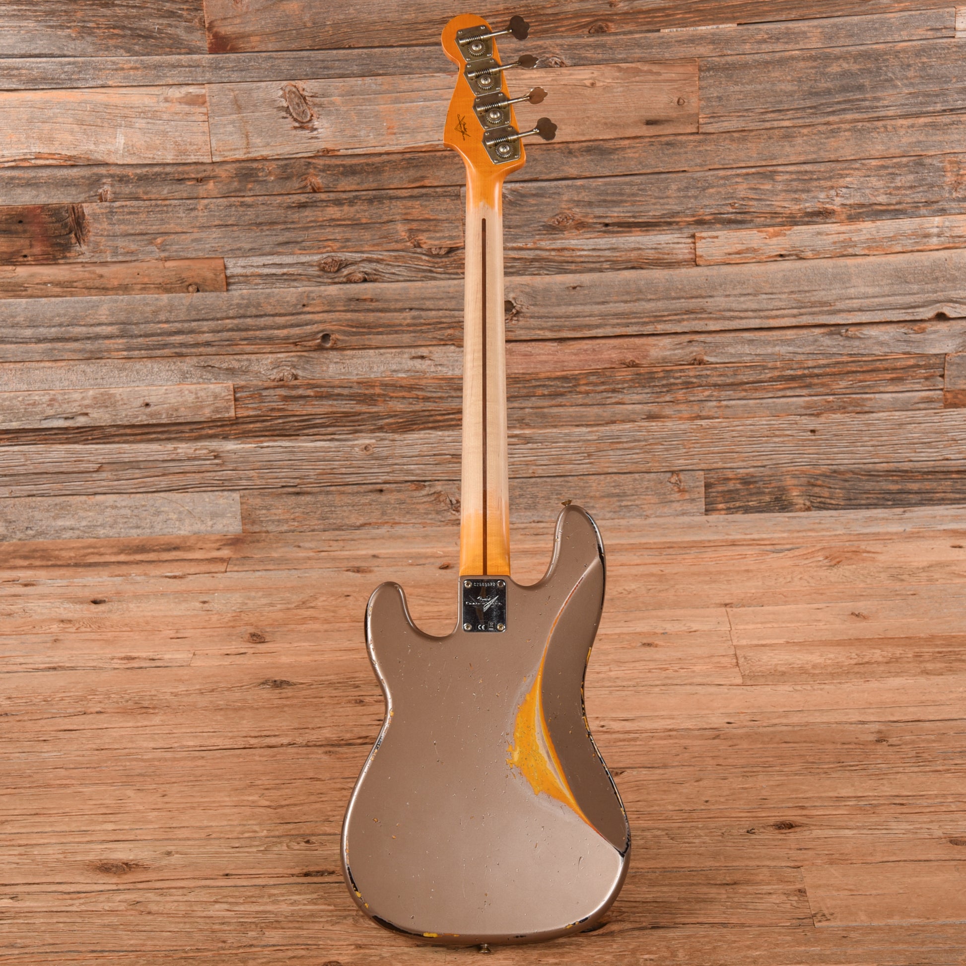 Fender Custom Shop '58 Precision Bass Relic Shoreline Gold 2023 Bass Guitars / 4-String