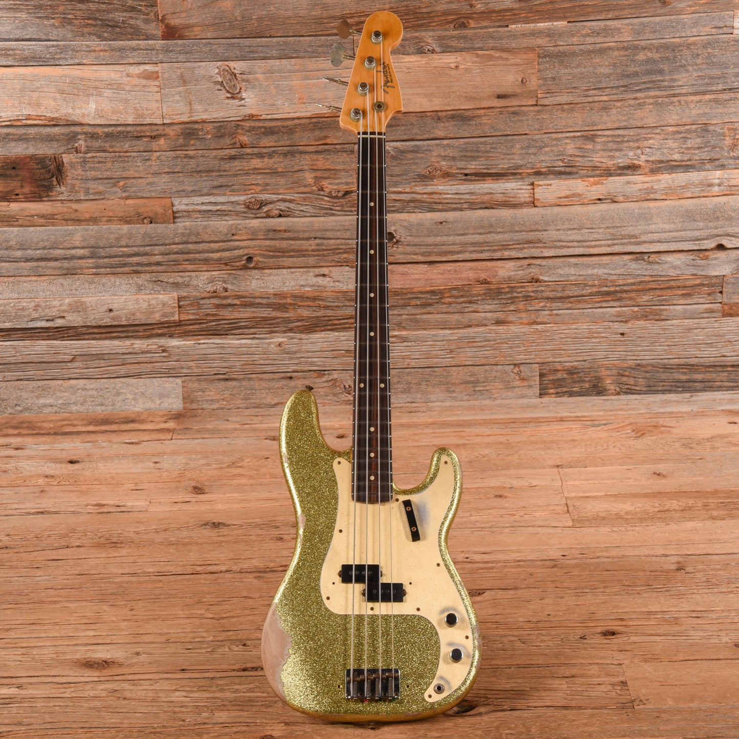 Fender Custom Shop '59 Precision Bass Heavy Relic Gold Sparkle 2022 Bass Guitars / 4-String