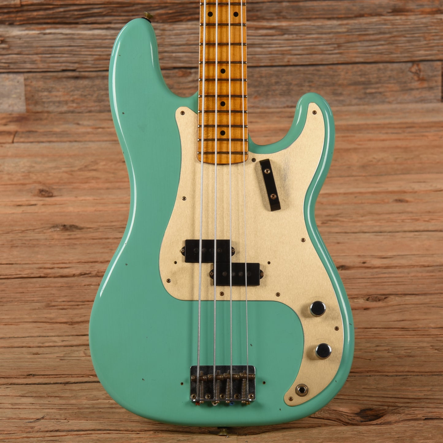 Fender Custom Shop '59 Precision Bass Journeyman Relic Faded Aged Sea Foam Green 2022 Bass Guitars / 4-String