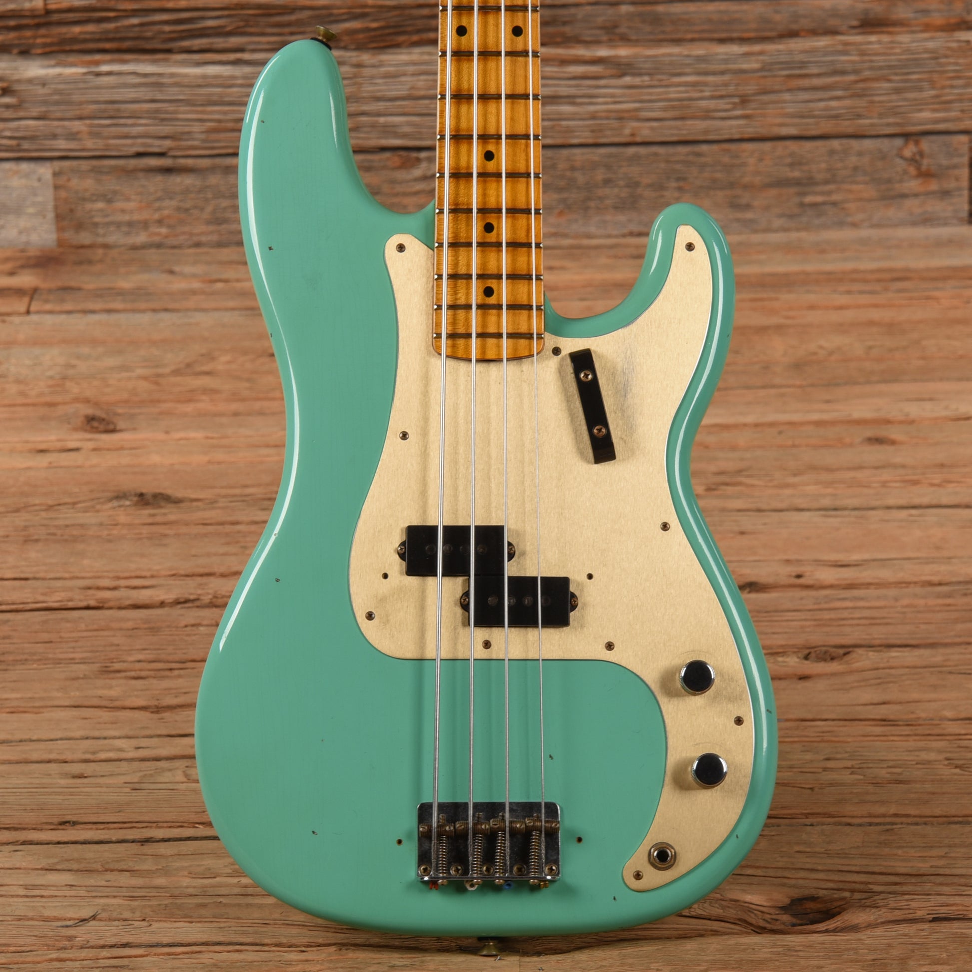 Fender Custom Shop '59 Precision Bass Journeyman Relic Faded Aged Sea Foam Green 2022 Bass Guitars / 4-String