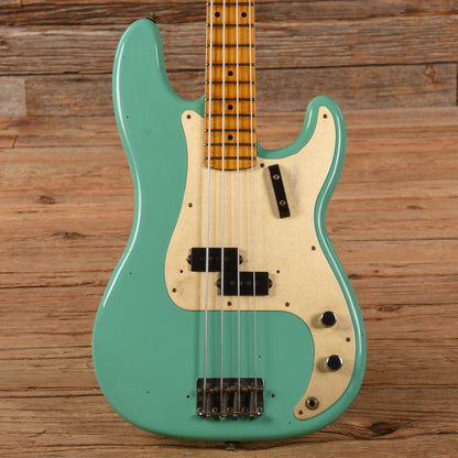 Fender Custom Shop '59 Precision Bass Journeyman Relic Faded Aged Sea Foam Green 2022 Bass Guitars / 4-String