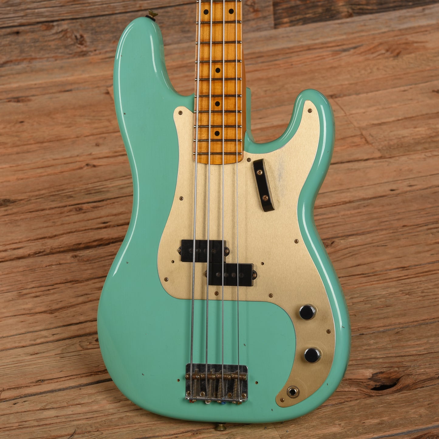 Fender Custom Shop '59 Precision Bass Journeyman Relic Faded Aged Sea Foam Green 2022 Bass Guitars / 4-String
