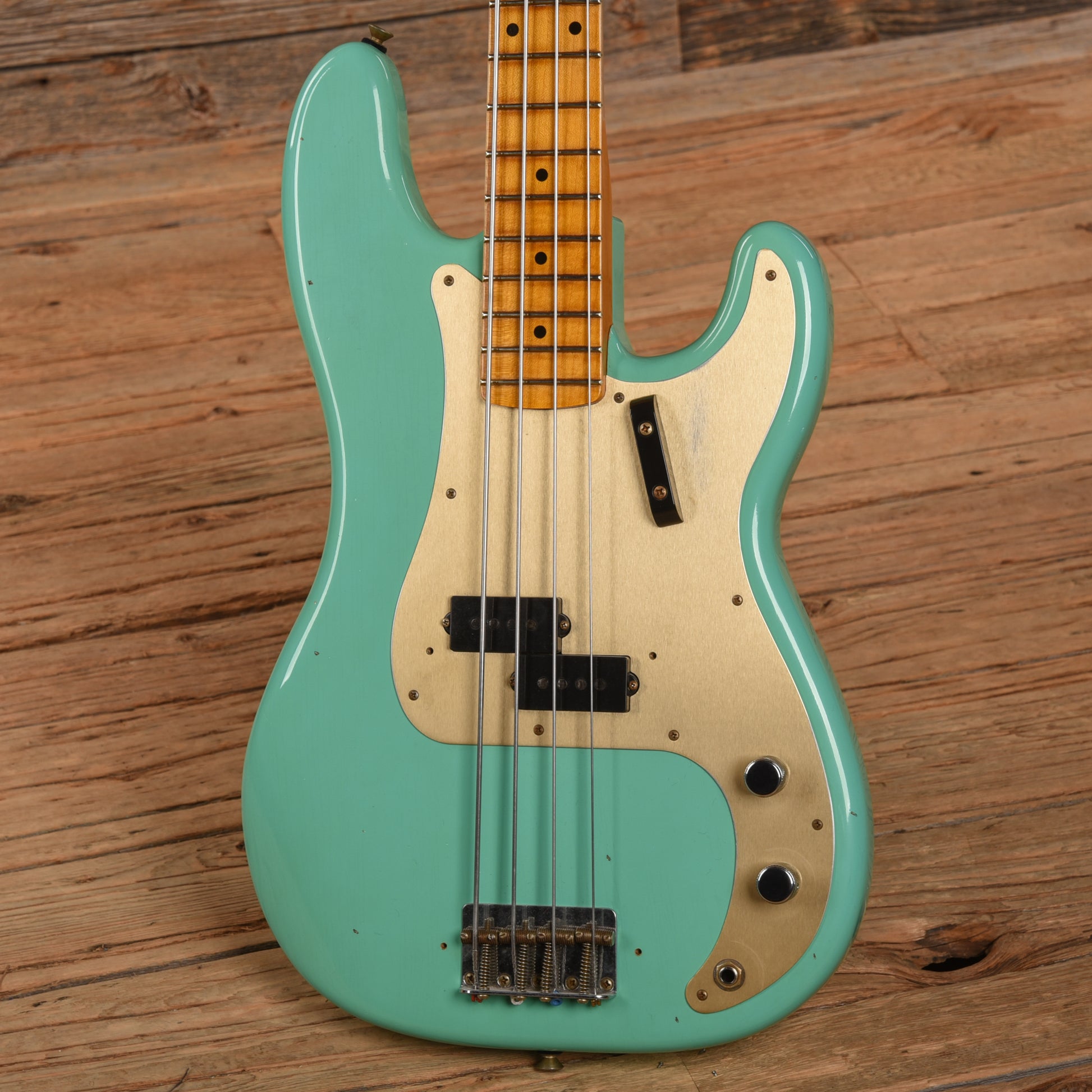 Fender Custom Shop '59 Precision Bass Journeyman Relic Faded Aged Sea Foam Green 2022 Bass Guitars / 4-String