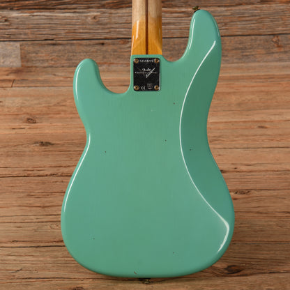 Fender Custom Shop '59 Precision Bass Journeyman Relic Faded Aged Sea Foam Green 2022 Bass Guitars / 4-String