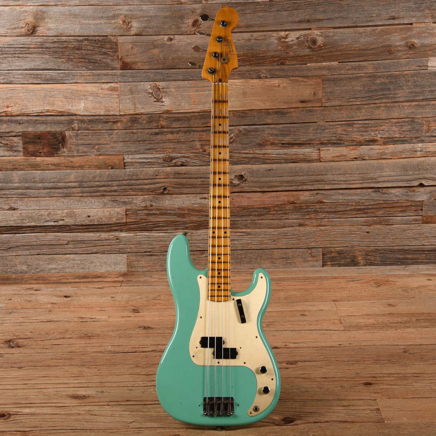 Fender Custom Shop '59 Precision Bass Journeyman Relic Faded Aged Sea Foam Green 2022 Bass Guitars / 4-String