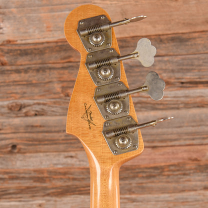 Fender Custom Shop '60 Jazz Bass Journeyman Relic Surf Burst Sparkle 2023 Bass Guitars / 4-String