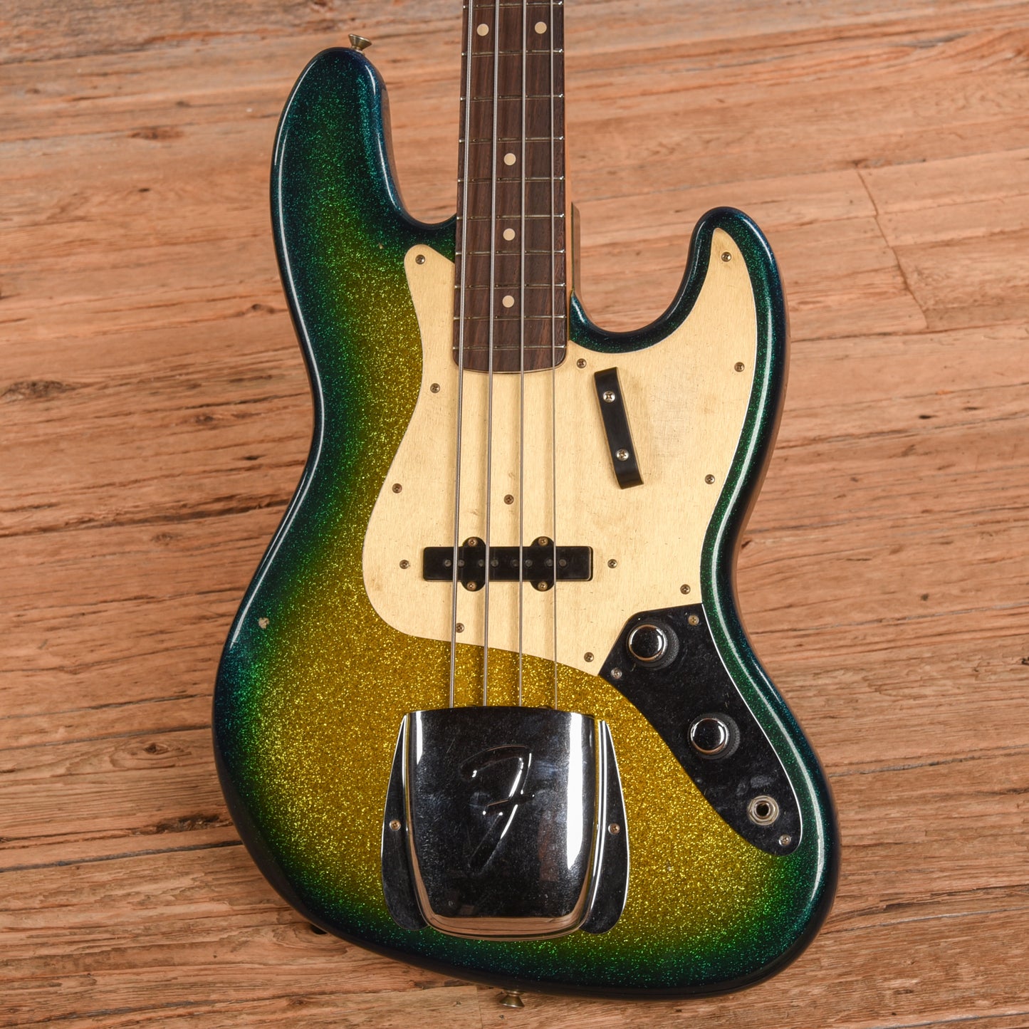 Fender Custom Shop '60 Jazz Bass Journeyman Relic Surf Burst Sparkle 2023 Bass Guitars / 4-String