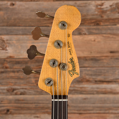 Fender Custom Shop 61 Jazz Bass Heavy Relic Olympic White 2023 Bass Guitars / 4-String