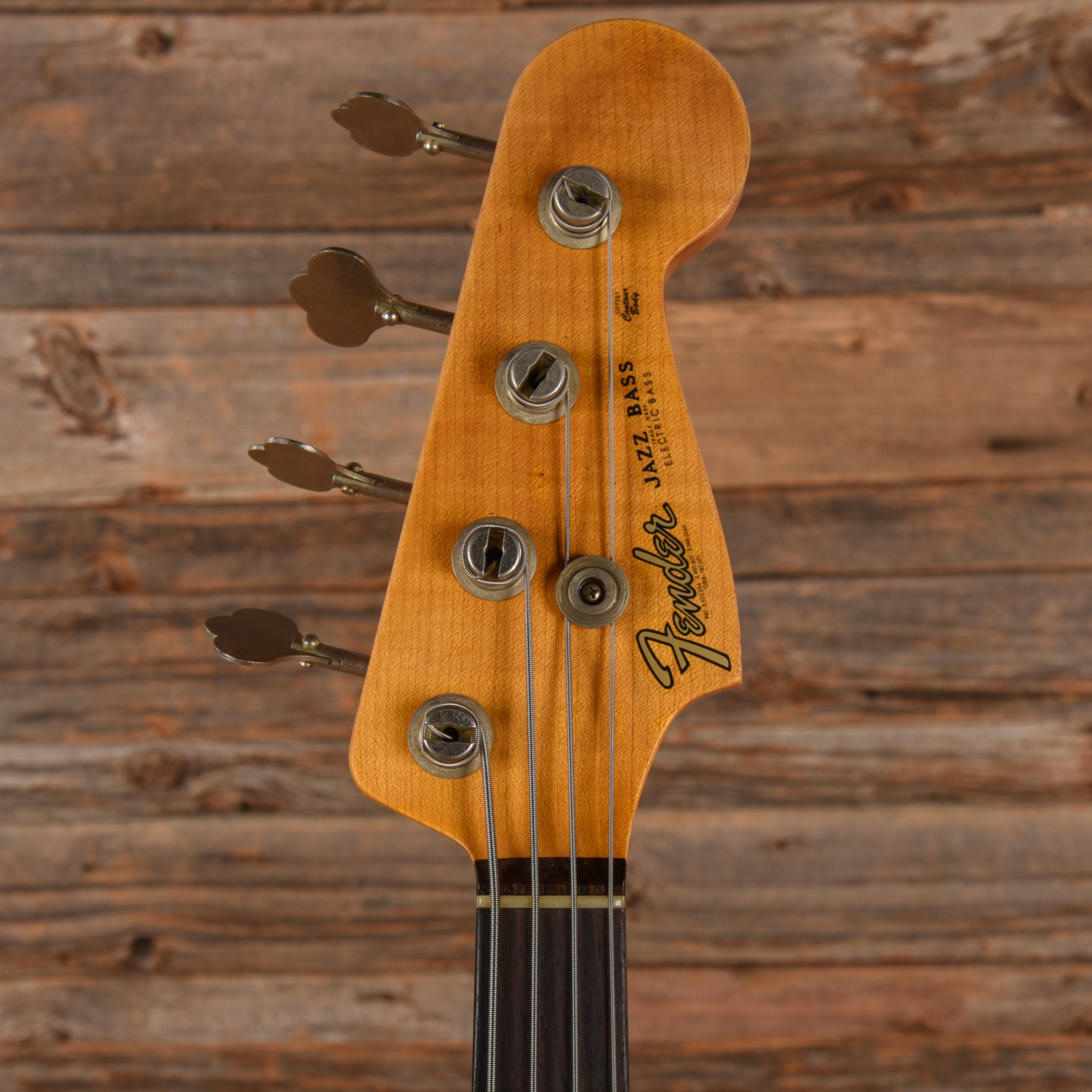 Fender Custom Shop '62 Jazz Bass Journeyman Relic Charcoal Frost Metallic Bass Guitars / 4-String