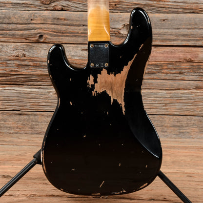 Fender Custom Shop '63 Precision Bass Heavy Relic Black 2022 Bass Guitars / 4-String