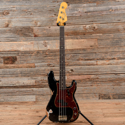 Fender Custom Shop '63 Precision Bass Heavy Relic Black 2022 Bass Guitars / 4-String
