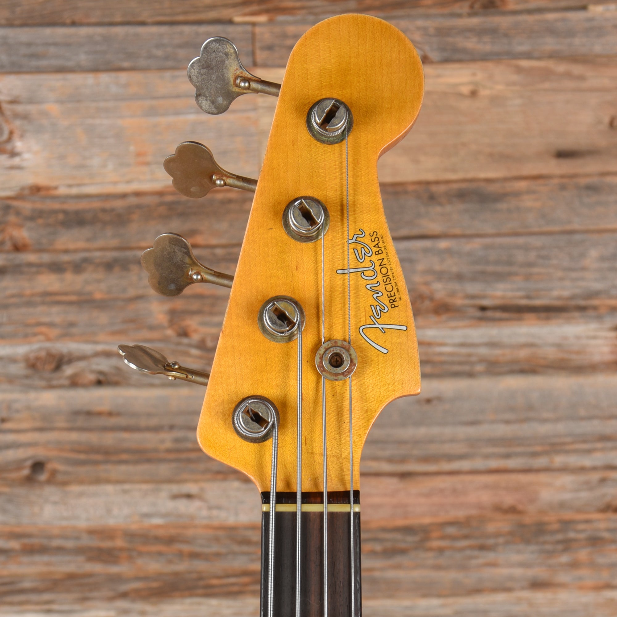 Fender Custom Shop '63 Precision Bass Heavy Relic Vintage White 2021 Bass Guitars / 4-String