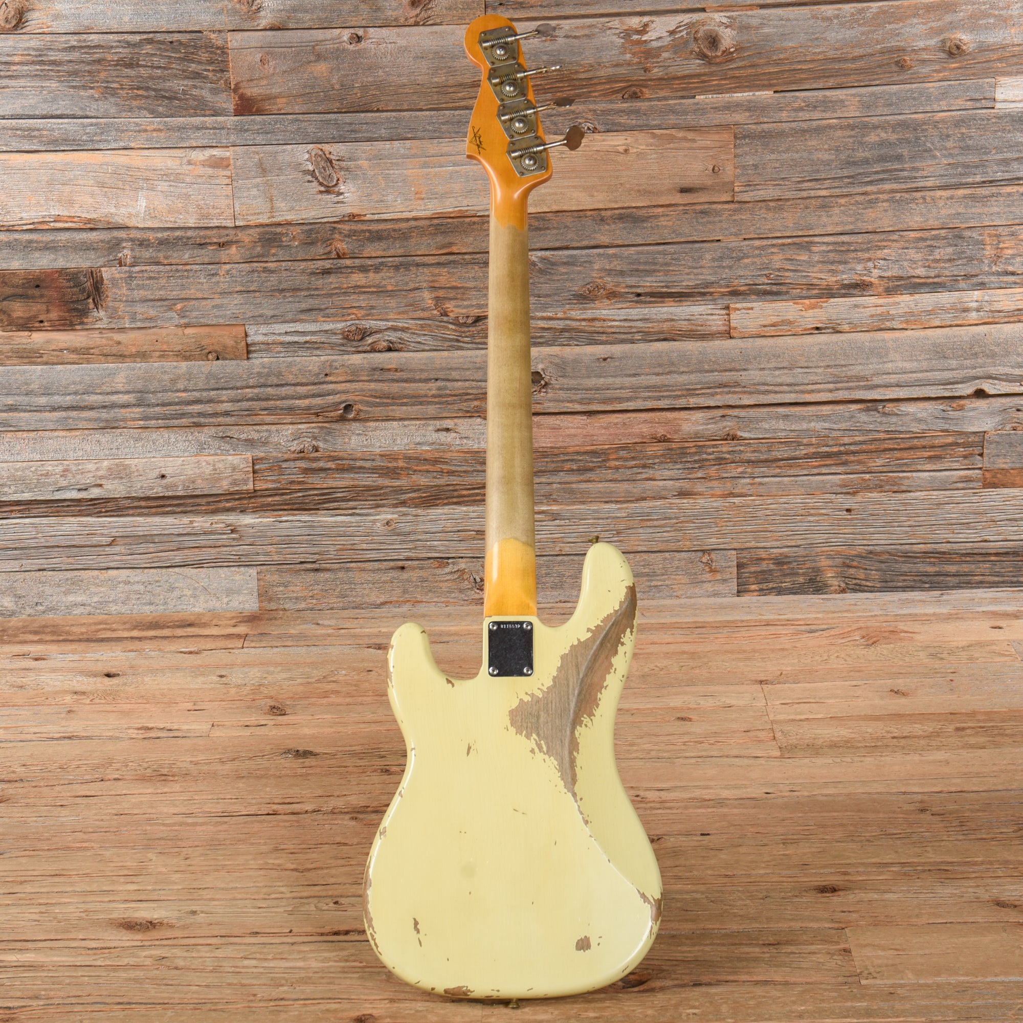 Fender Custom Shop '63 Precision Bass Heavy Relic Vintage White 2021 Bass Guitars / 4-String