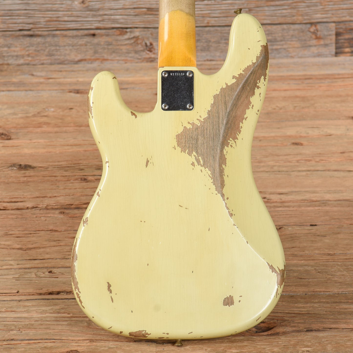 Fender Custom Shop '63 Precision Bass Heavy Relic Vintage White 2021 Bass Guitars / 4-String