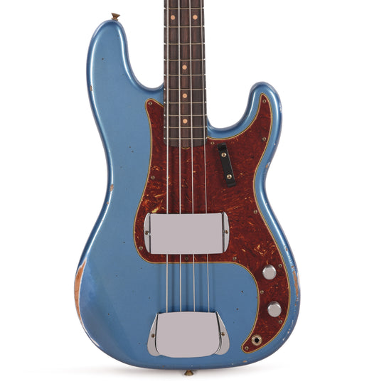 Fender Custom Shop '64 Precision Bass Relic Aged Lake Placid Blue Bass Guitars / 4-String