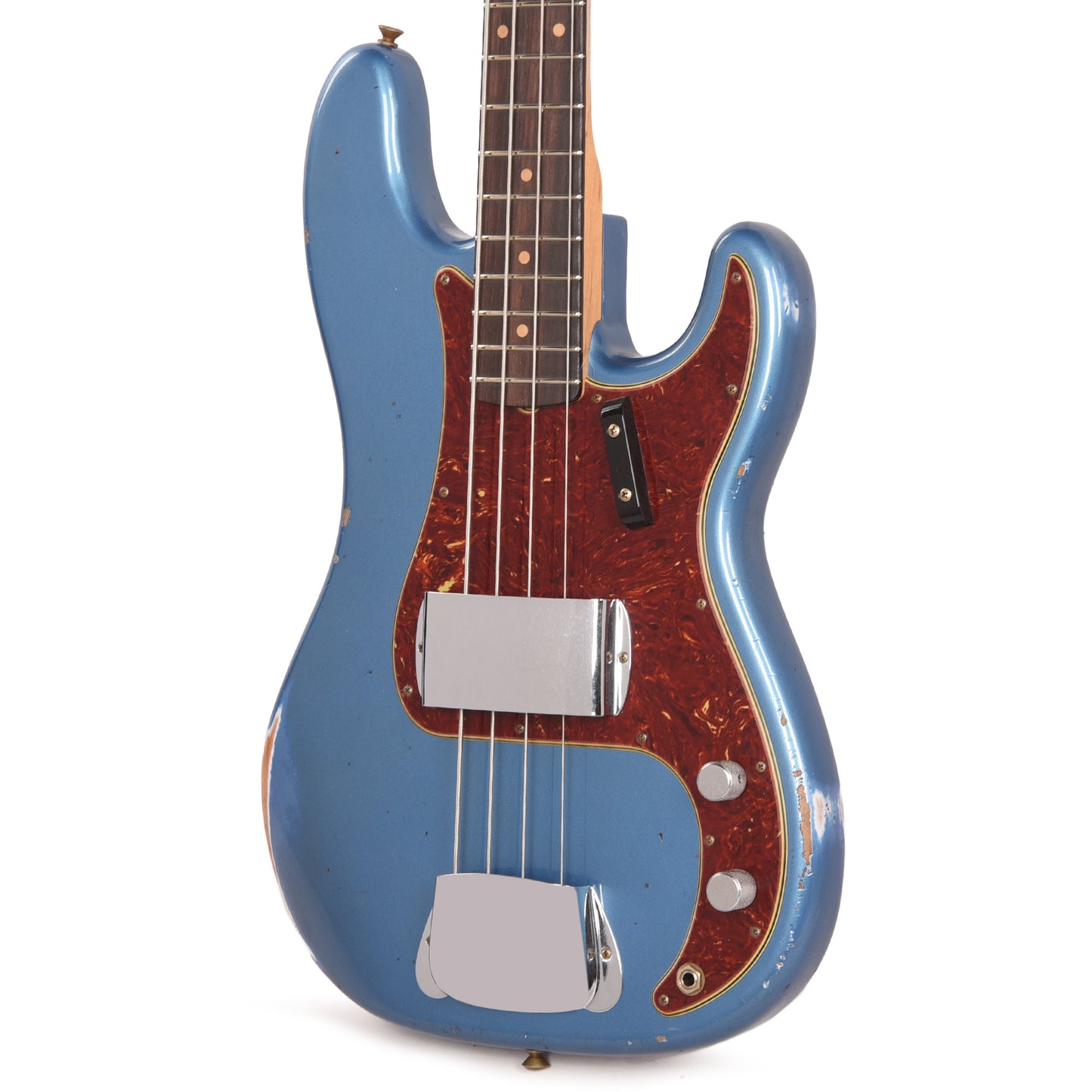 Fender Custom Shop '64 Precision Bass Relic Aged Lake Placid Blue Bass Guitars / 4-String