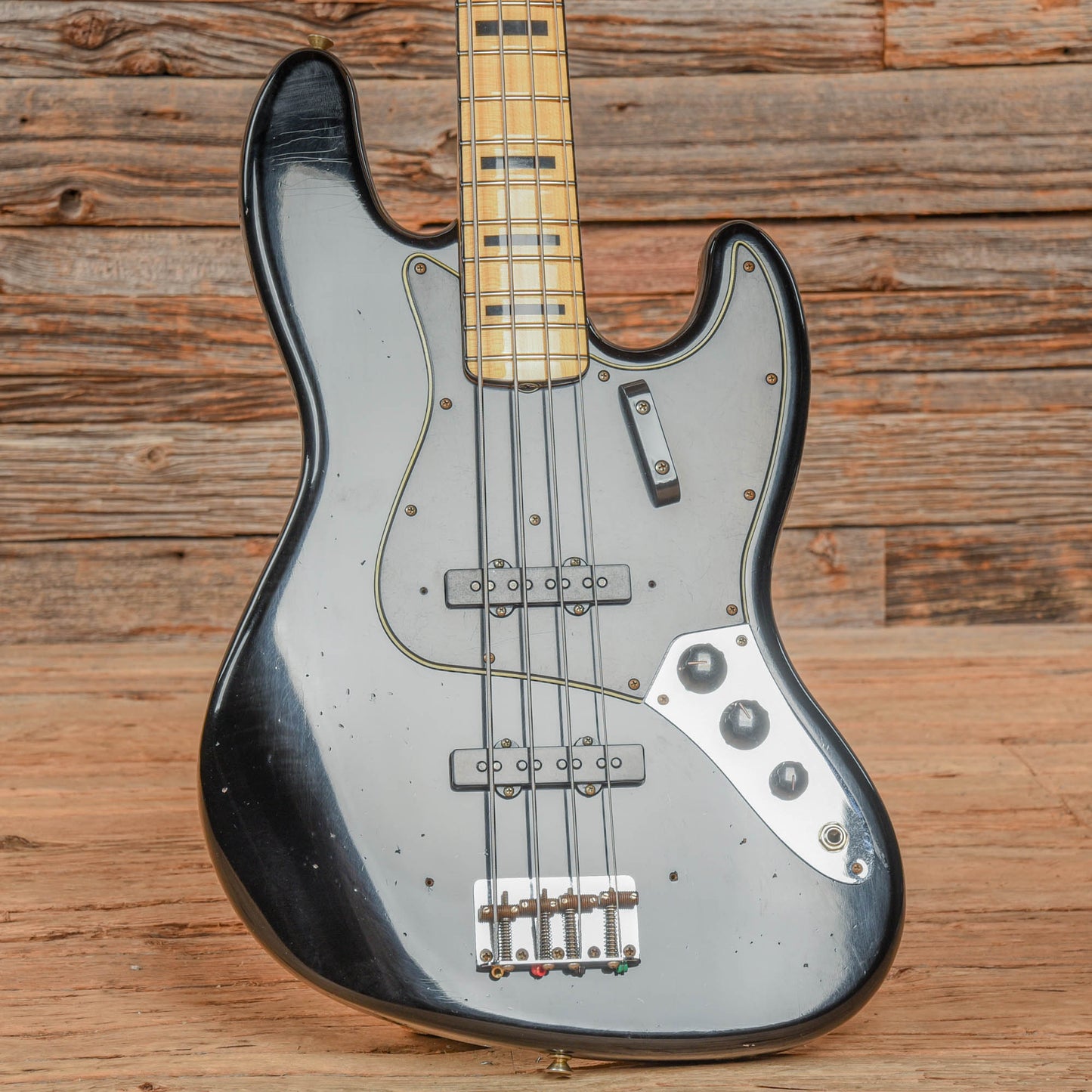 Fender Custom Shop '68 Jazz Bass Journeyman Relic Black 2023 Bass Guitars / 4-String
