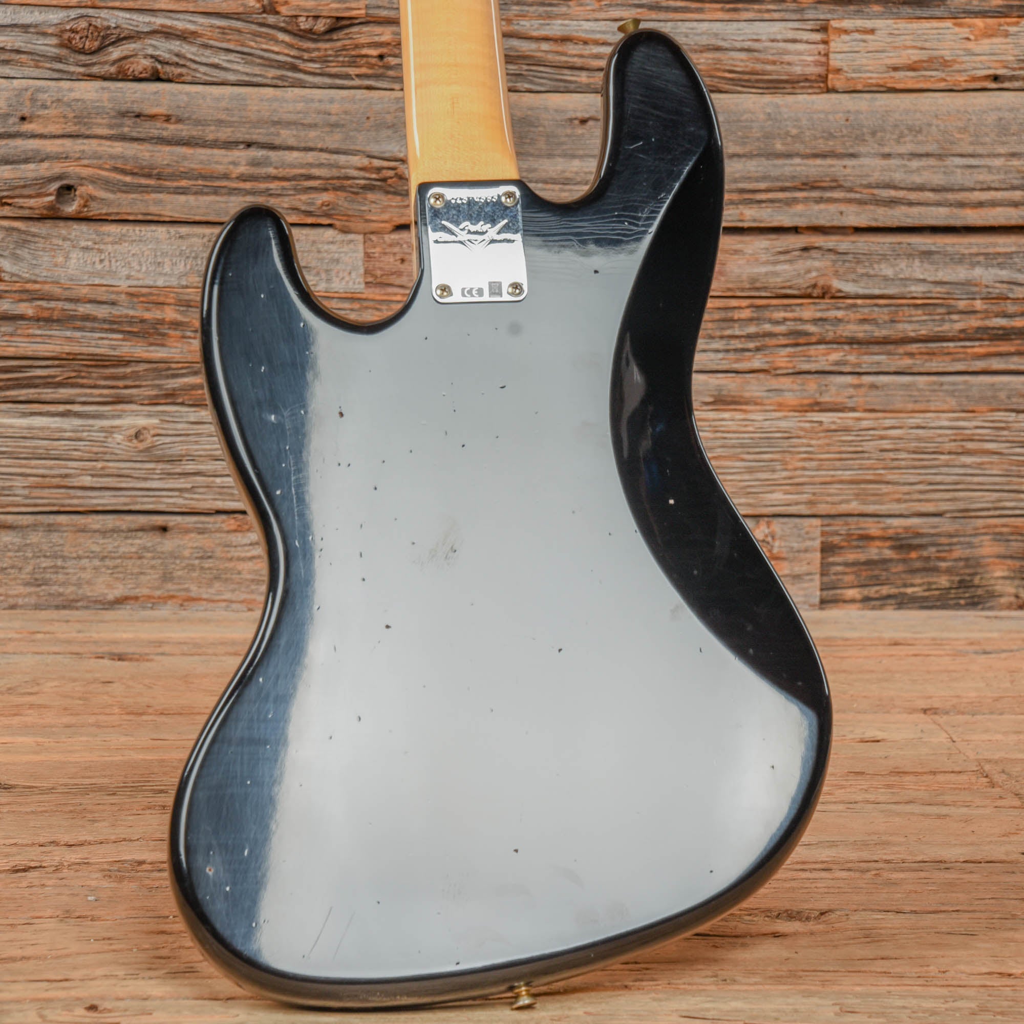 Fender Custom Shop '68 Jazz Bass Journeyman Relic Black 2023 Bass Guitars / 4-String