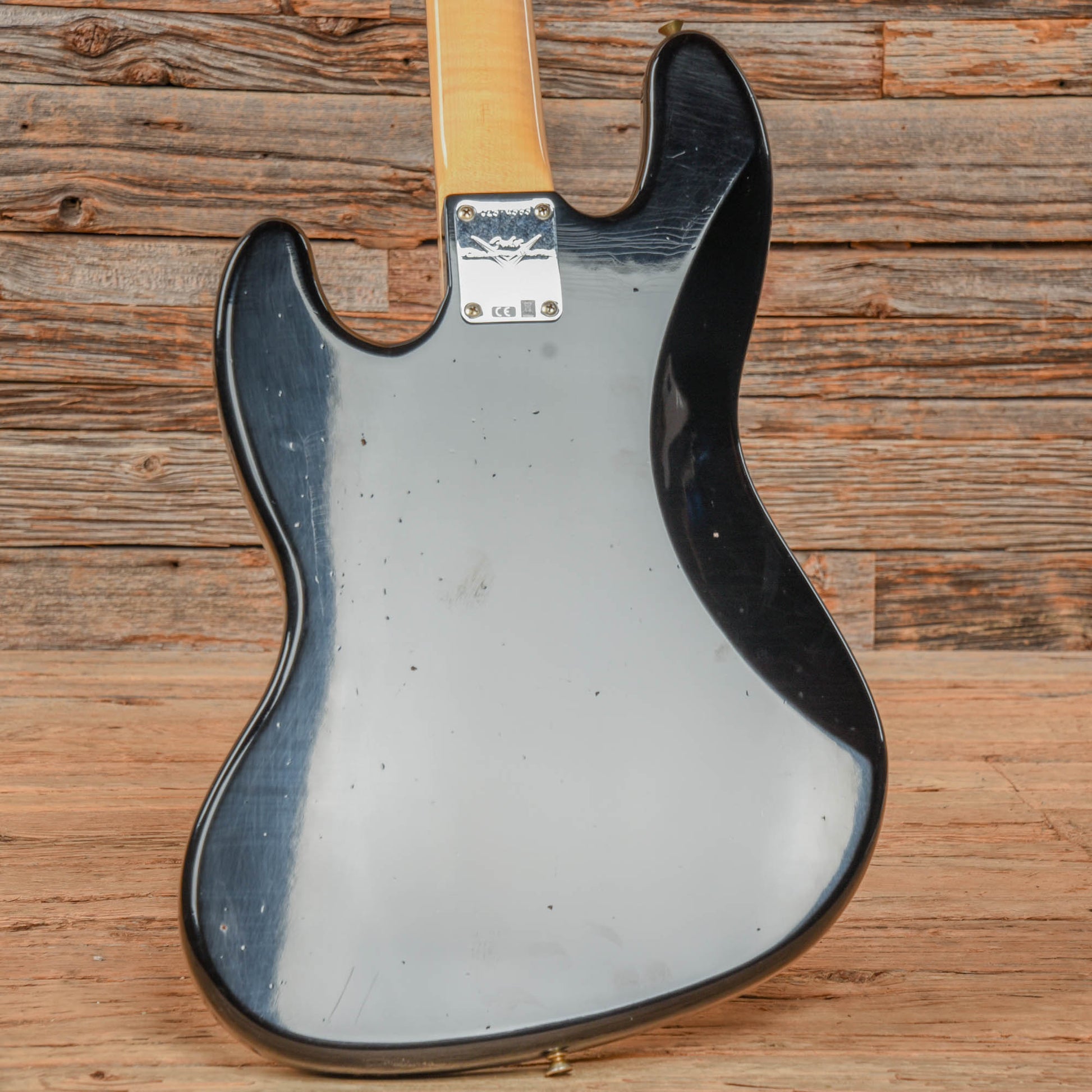 Fender Custom Shop '68 Jazz Bass Journeyman Relic Black 2023 Bass Guitars / 4-String