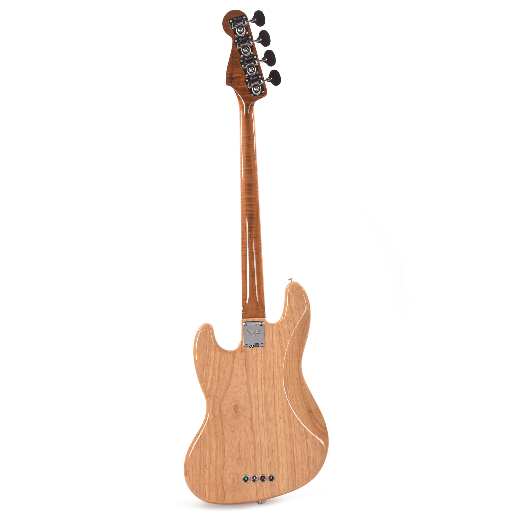 Fender Custom Shop Artisan Maple Burl Jazz Bass NOS Aged Natural Bass Guitars / 4-String