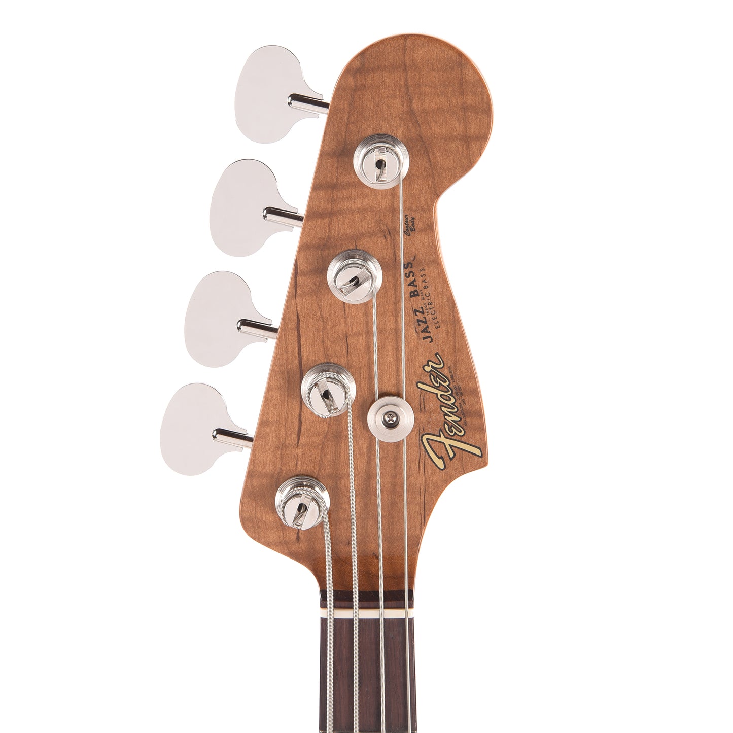Fender Custom Shop Artisan Maple Burl Jazz Bass NOS Aged Natural Bass Guitars / 4-String