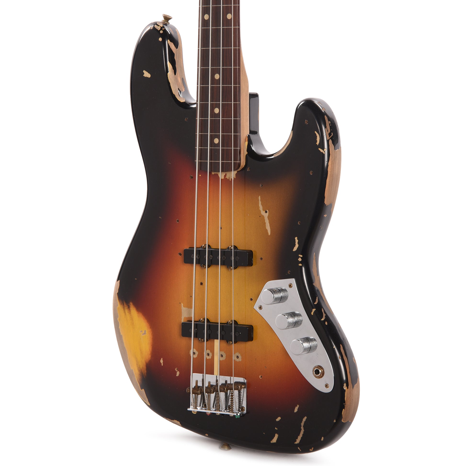 jaco pastorius bass gear Fender Custom Shop Artist Jaco Pastorius Tribute Jazz Bass 3-Color Sunburst