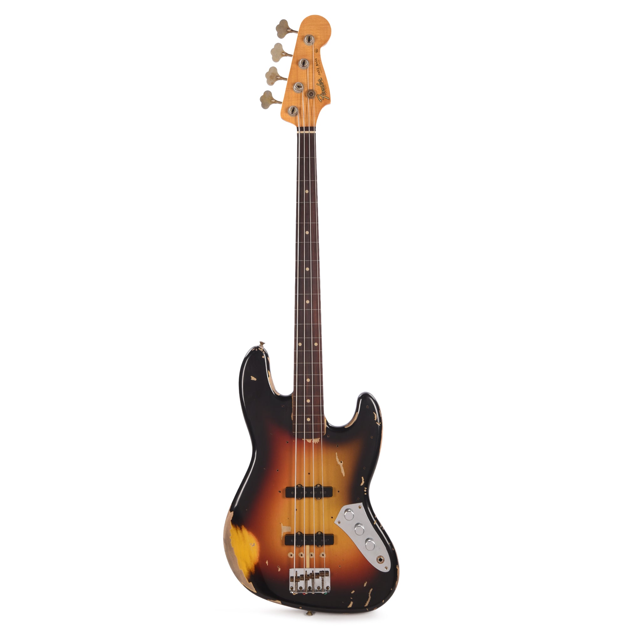 Fender Custom Shop Artist Jaco Pastorius Tribute Jazz Bass 3-Color Sunburst Bass Guitars / 4-String