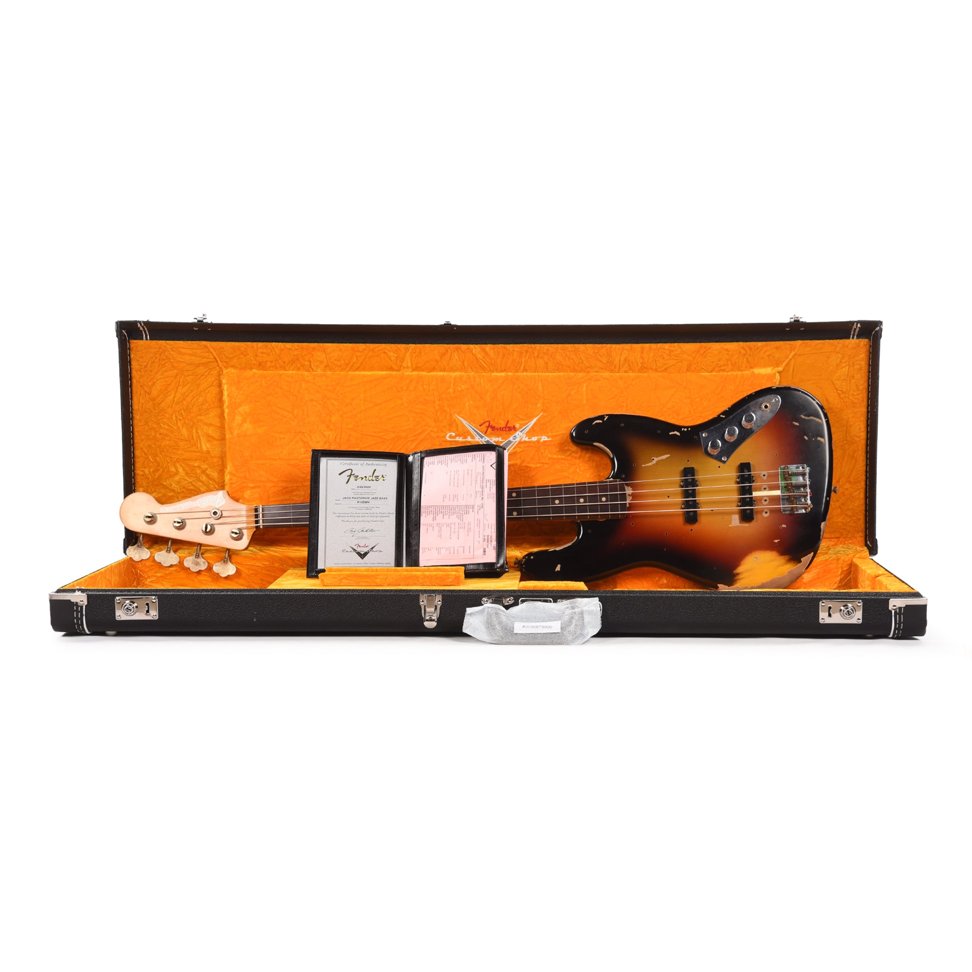 Fender Custom Shop Artist Jaco Pastorius Tribute Jazz Bass 3-Color Sunburst Bass Guitars / 4-String