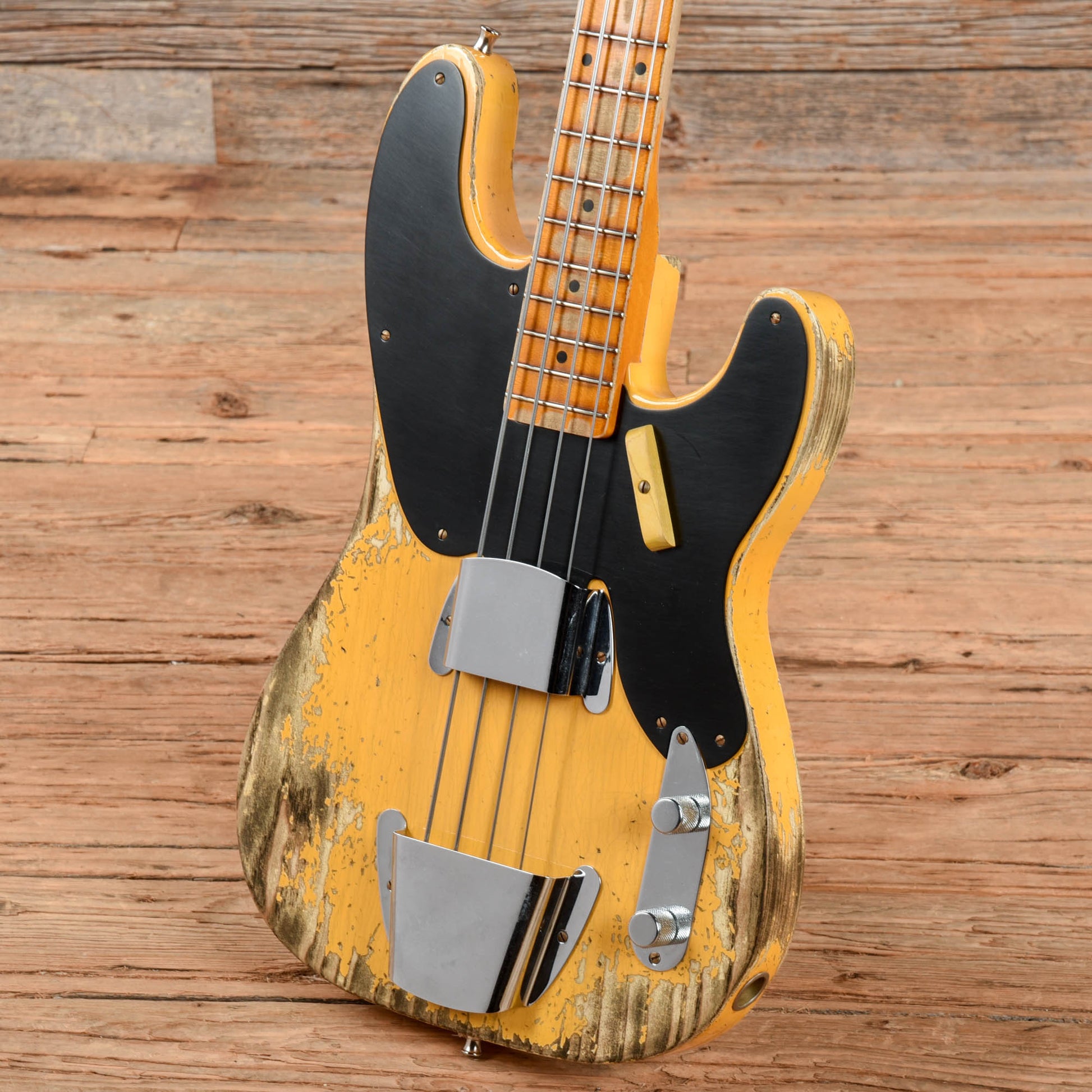 Fender Custom Shop Limited '51 Precision Bass Aged Nocaster Blonde 2022 Bass Guitars / 4-String