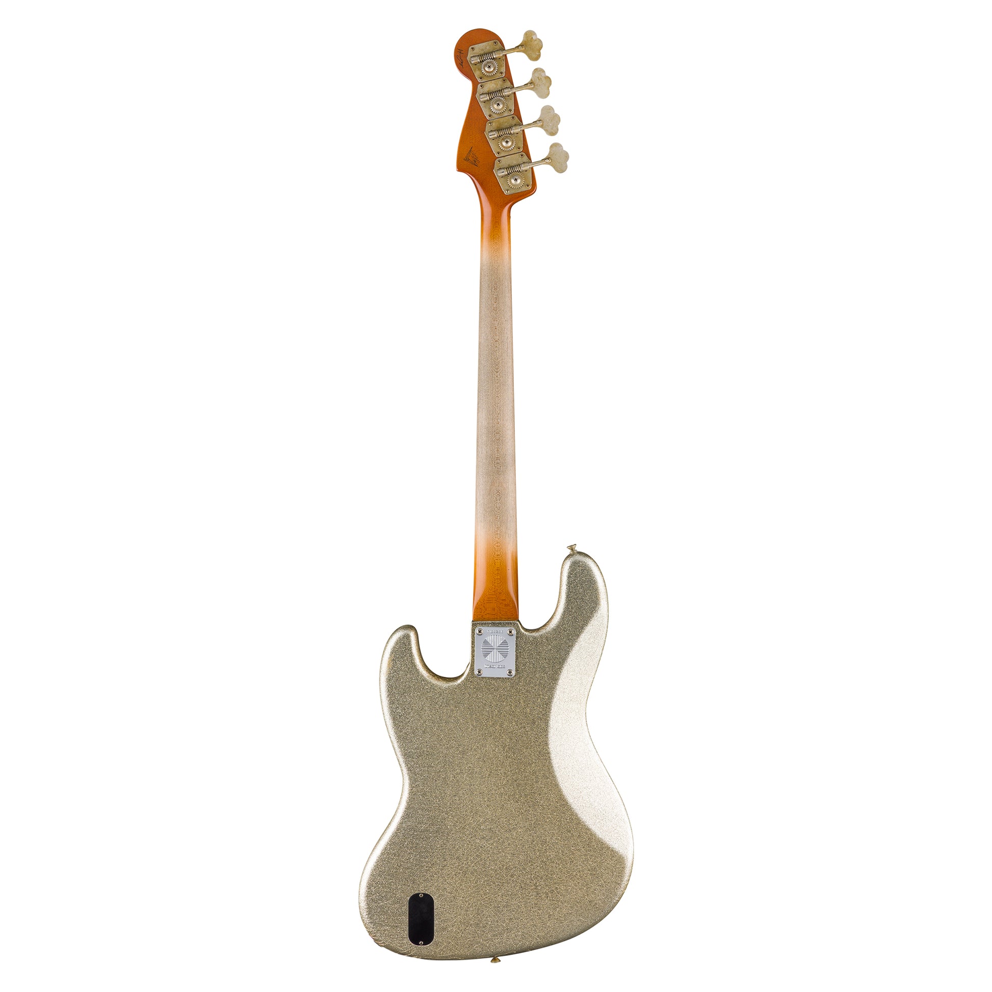 Fender Custom Shop Limited Edition Adrian Younge Jazz Bass Journeyman Relic Aged Silver Sparkle Master Built by Levi Perry Bass Guitars / 4-String