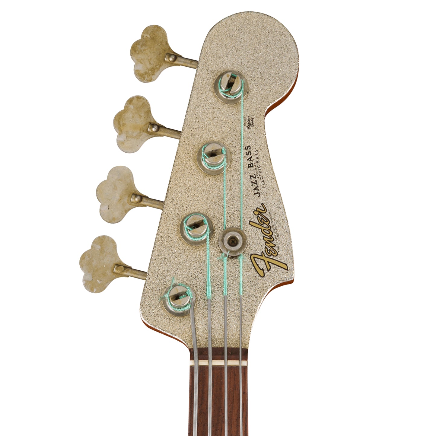 Fender Custom Shop Limited Edition Adrian Younge Jazz Bass Journeyman Relic Aged Silver Sparkle Master Built by Levi Perry Bass Guitars / 4-String