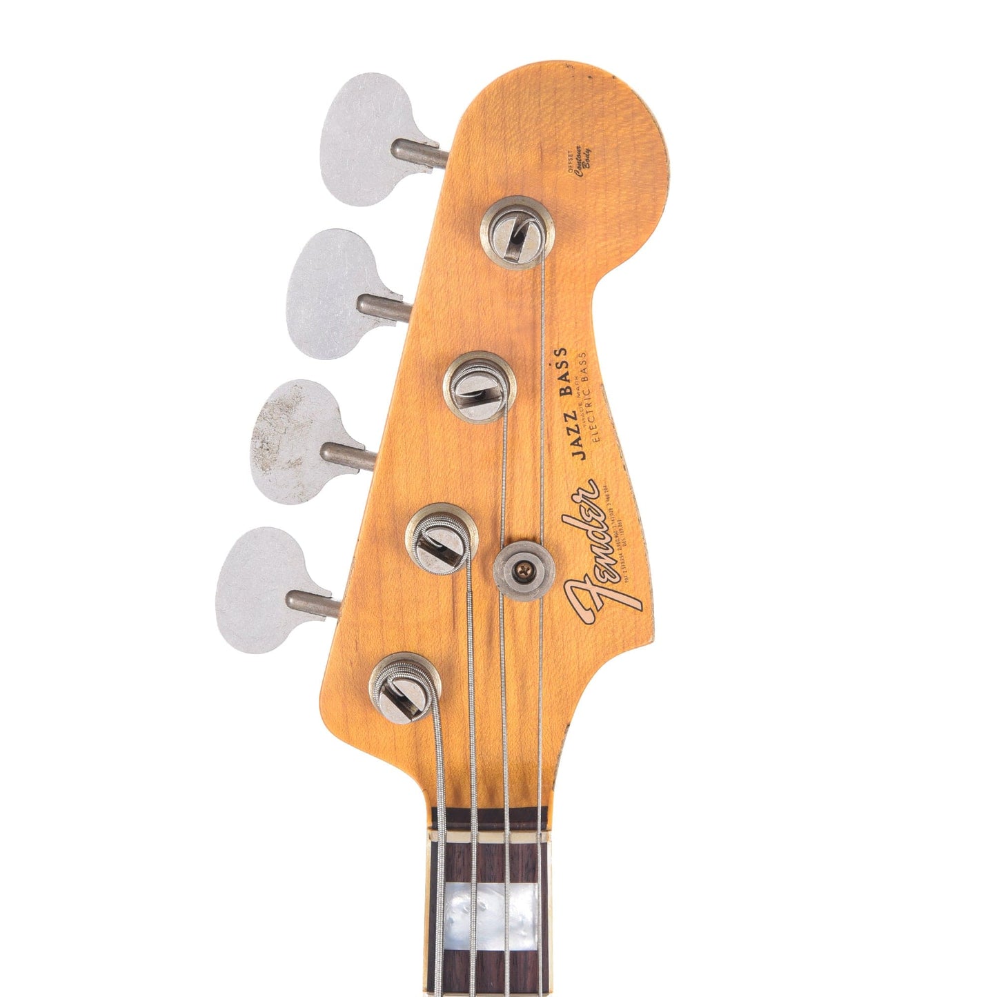 Fender Custom Shop Limited Edition Custom Jazz Bass Heavy Relic Aged Black Bass Guitars / 4-String