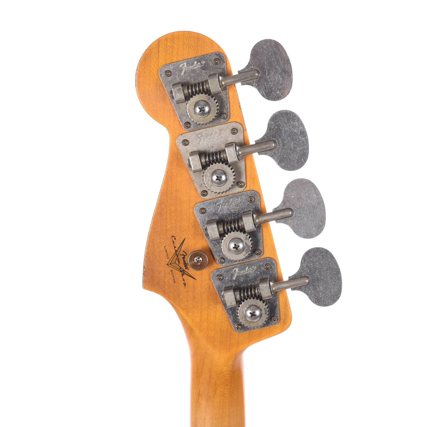 Fender Custom Shop Limited Edition Custom Jazz Bass Heavy Relic Aged Black Bass Guitars / 4-String