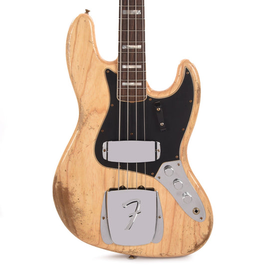 Fender Custom Shop Limited Edition Custom Jazz Bass Heavy Relic Aged Natural Bass Guitars / 4-String