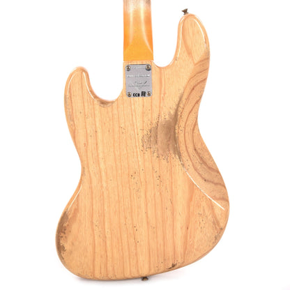 Fender Custom Shop Limited Edition Custom Jazz Bass Heavy Relic Aged Natural Bass Guitars / 4-String
