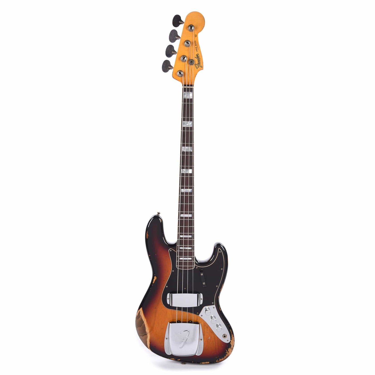 Fender Custom Shop Limited Edition Custom Jazz Bass Heavy Relic Faded Aged 3-Color Sunburst Bass Guitars / 4-String